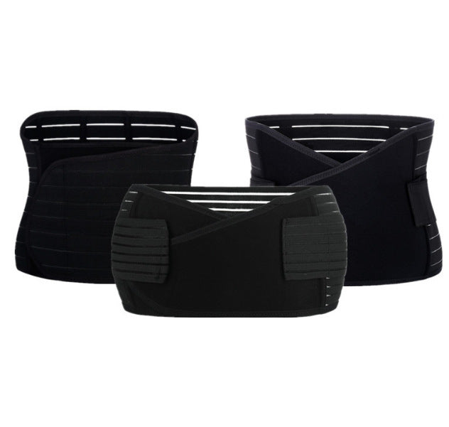 Postpartum breathable three-piece plastic belt