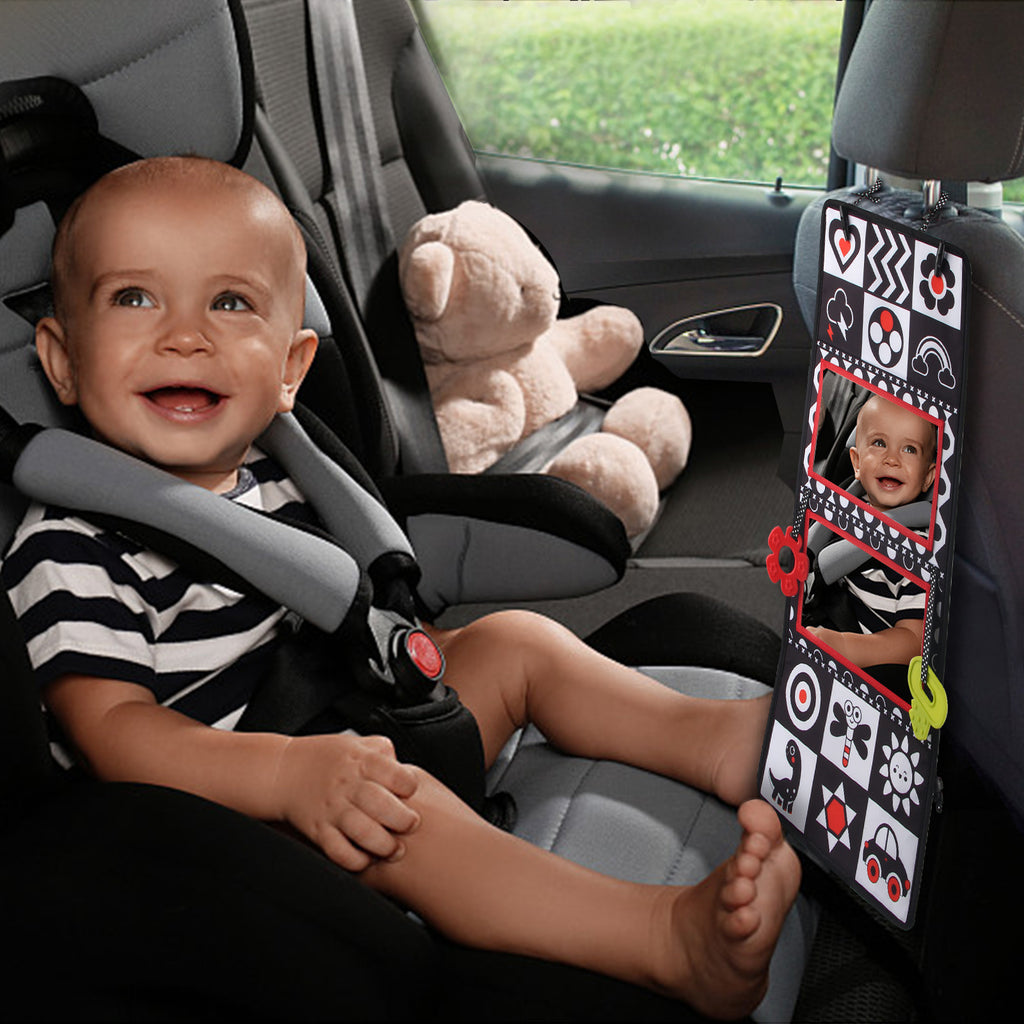 Baby Mirror Cloth Book Four Folding