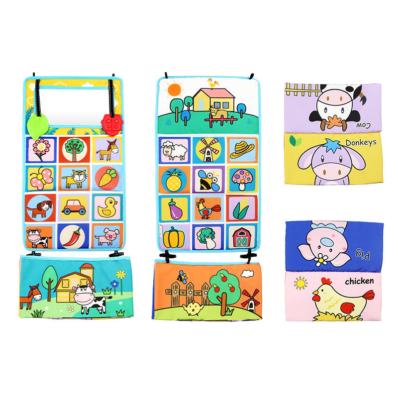 Toy Visual Stimulation Foldable Cloth Book