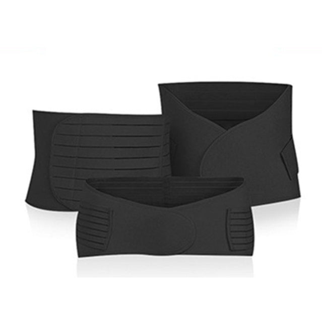 Postpartum breathable three-piece plastic belt
